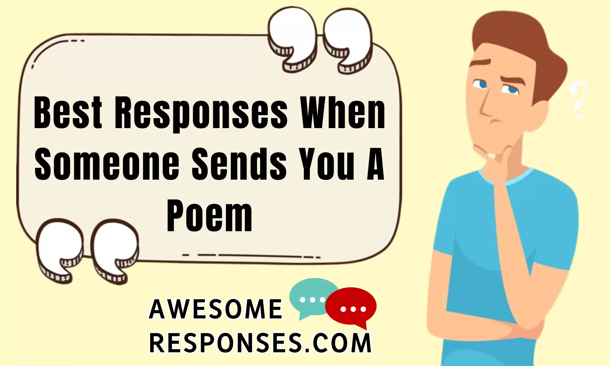 Best Responses When Someone Sends You A Poem