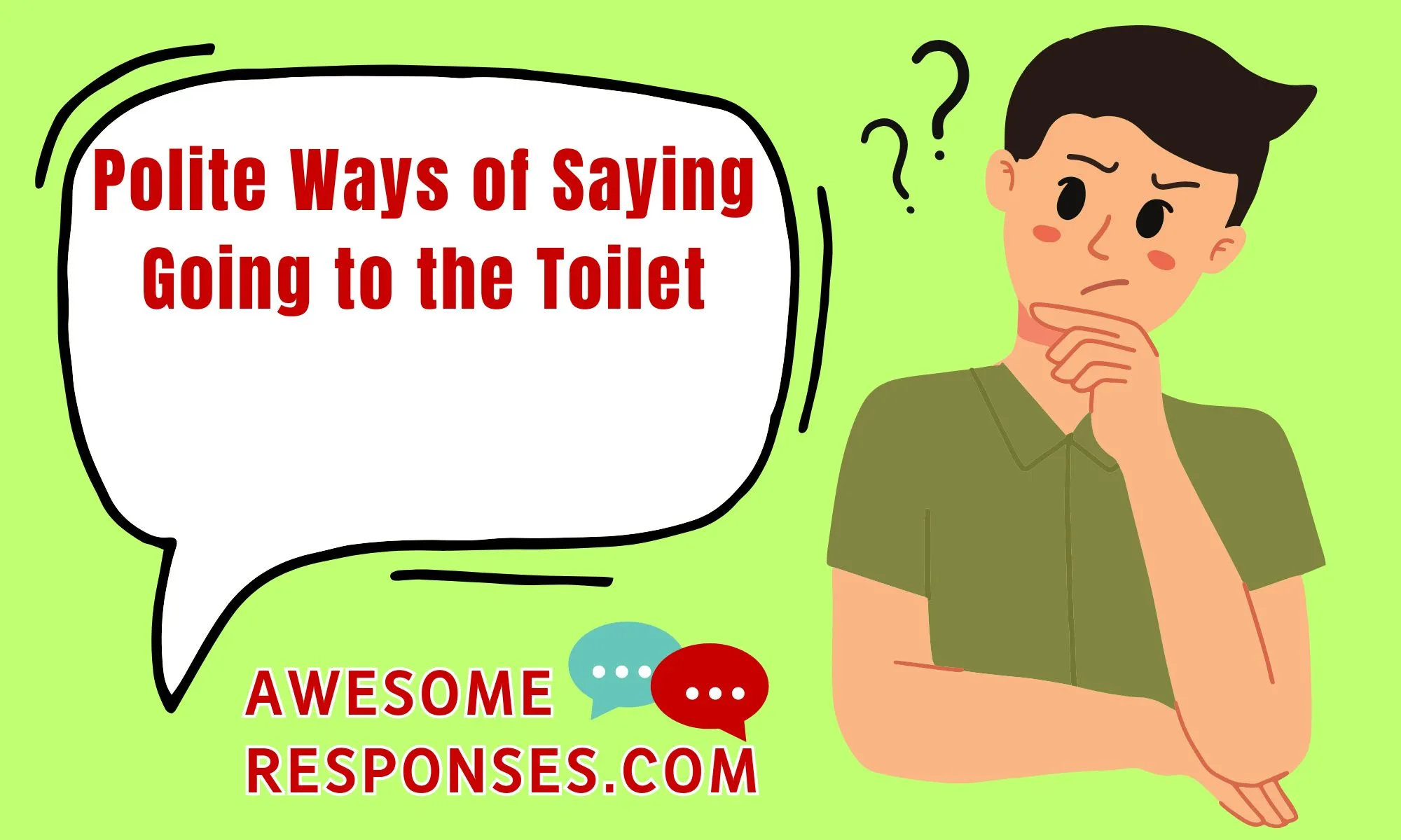 Polite Ways of Saying Going to the Toilet