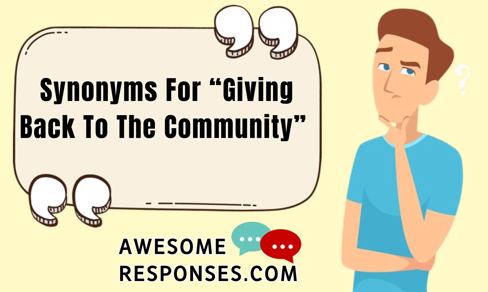 Synonyms For “Giving Back To The Community”