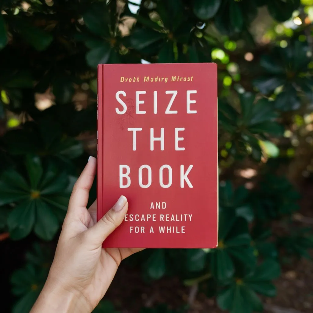 Seize the book and escape reality for a while 