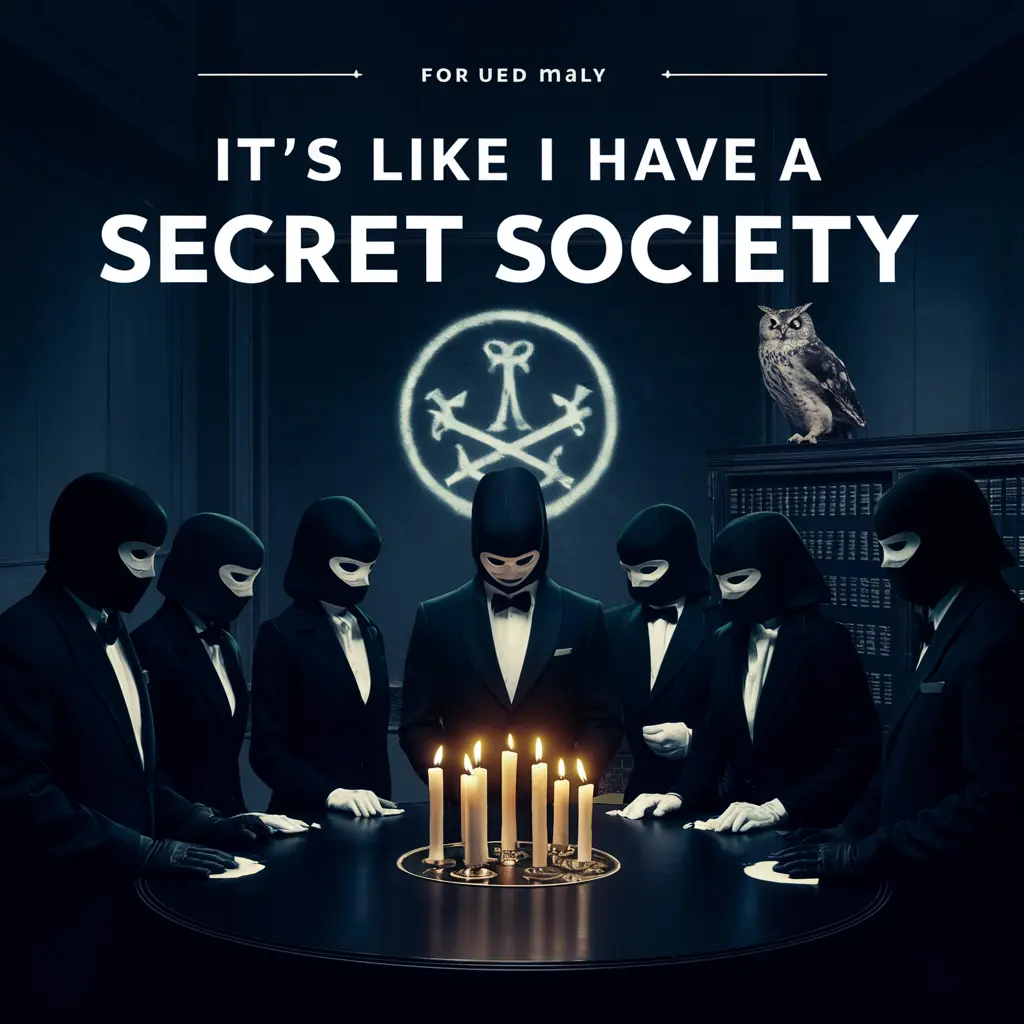 It's like I have a secret society