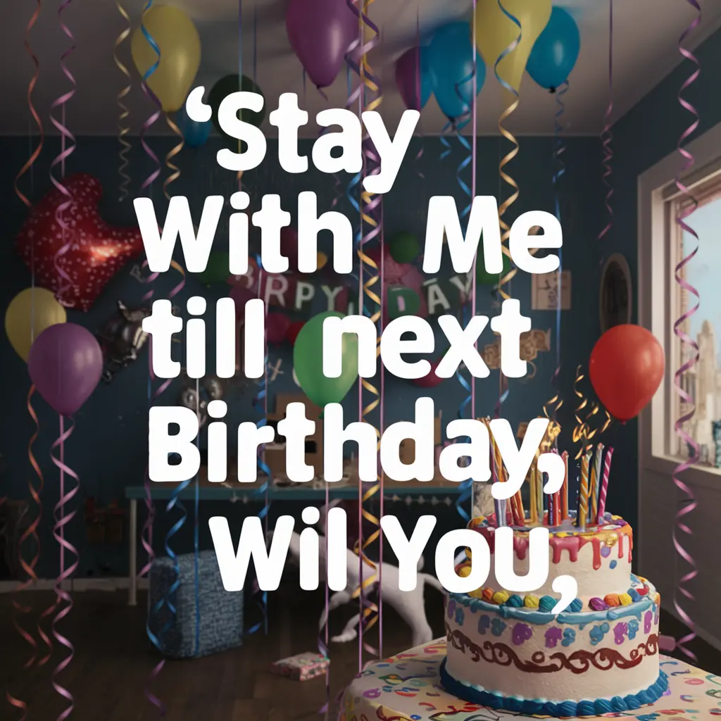 Stay With Me Till My Next Birthday, Will You