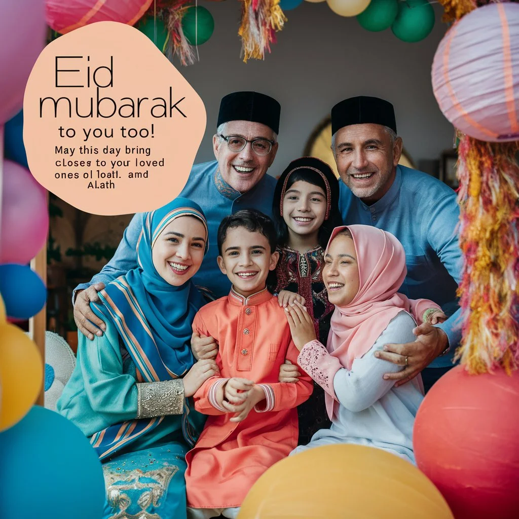 Eid Mubarak to you too