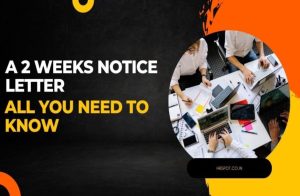 2 Weeks Notice Letter